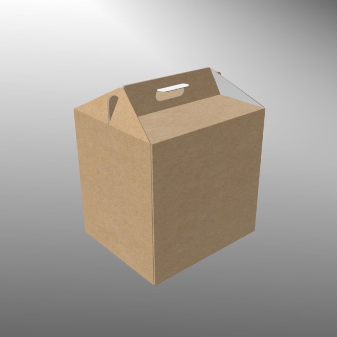 Caixa com alça para indústria